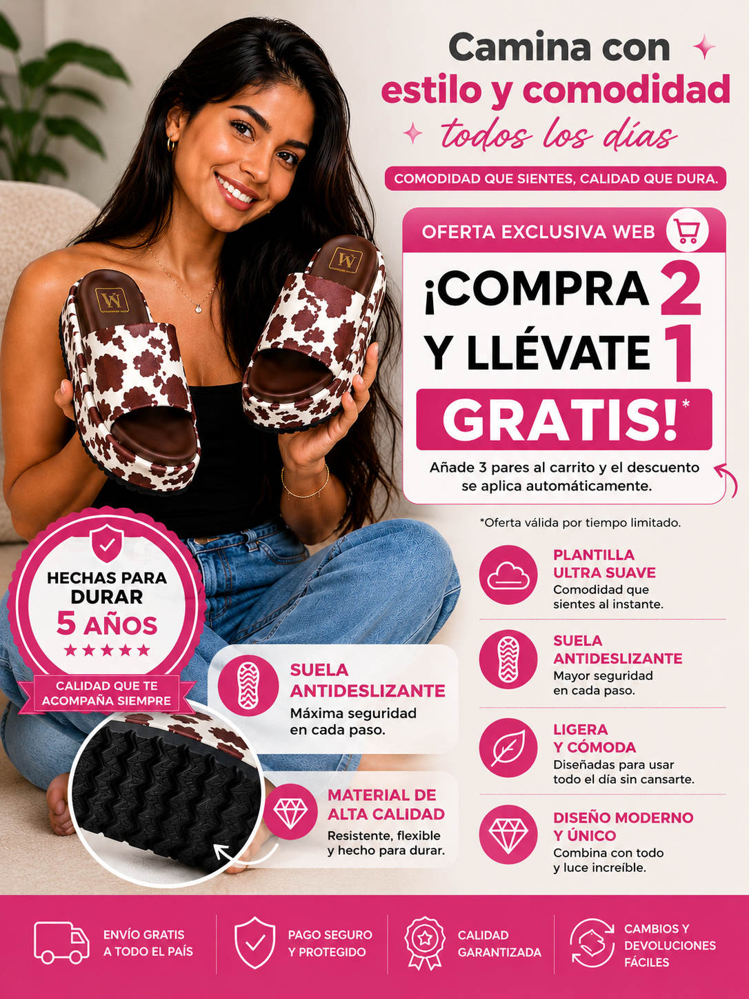Sandalia cómoda Malhada