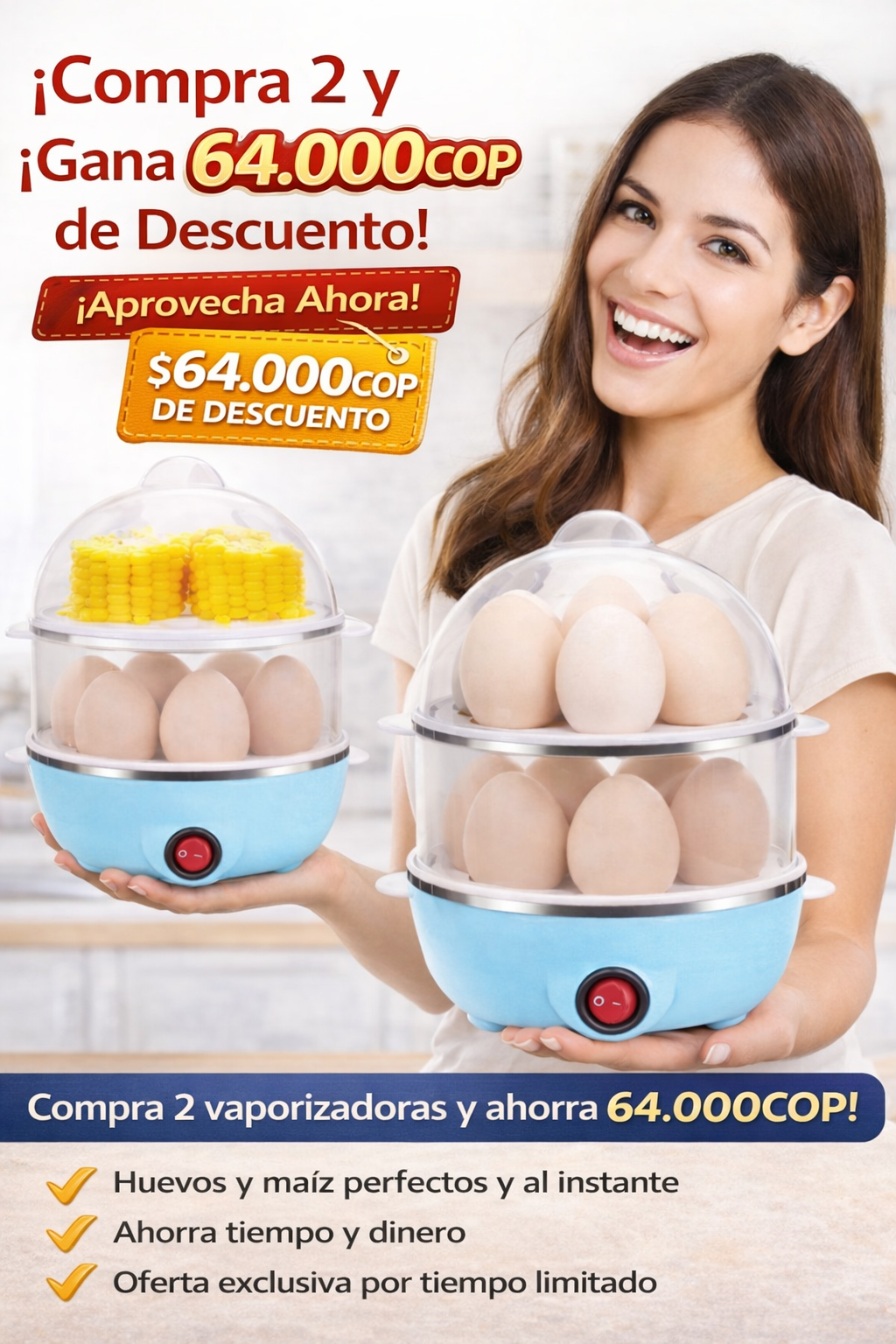 Hervidor De Huevos Eléctrico
