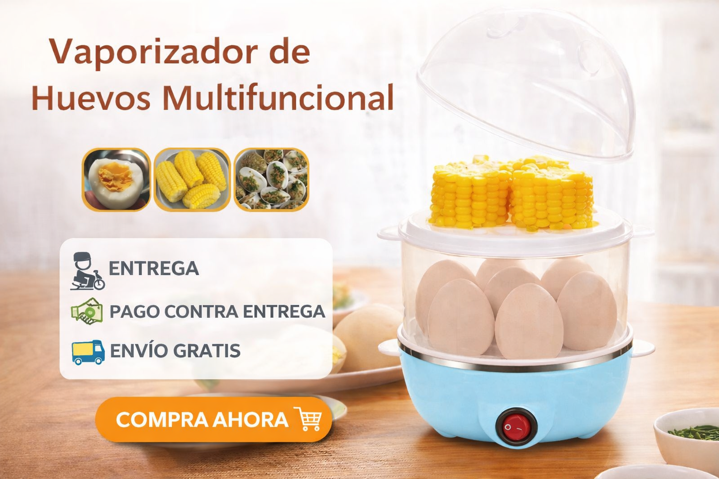 Hervidor De Huevos Eléctrico